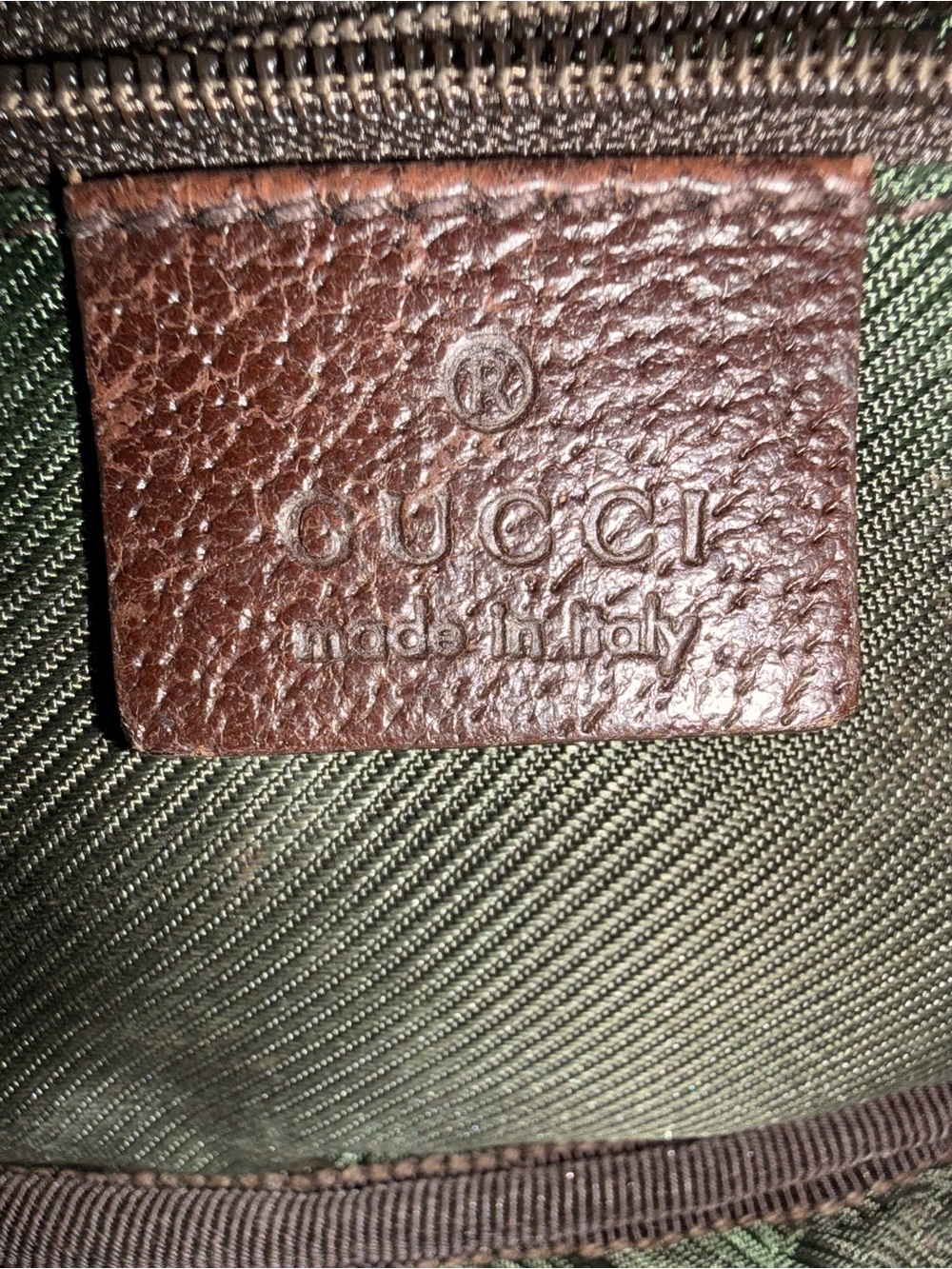 Gucci Beige Brown GG Canvas Cosmetic Case - Picture 6 of 10